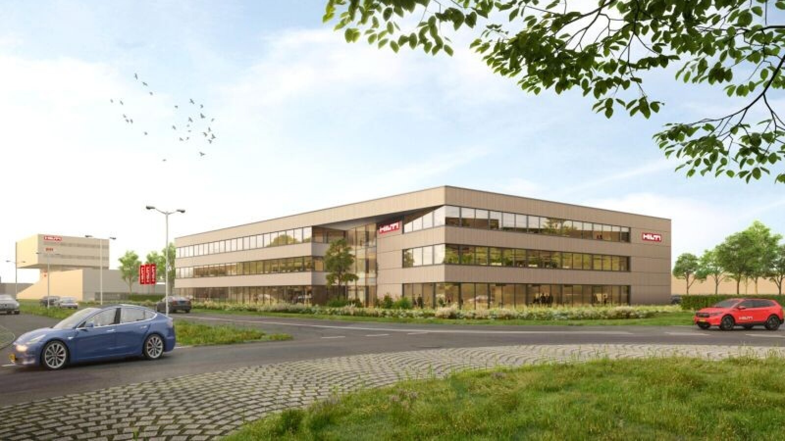Nieuwbouw natuurinclusief kantoorgebouw in Berkel en Rodenrijs